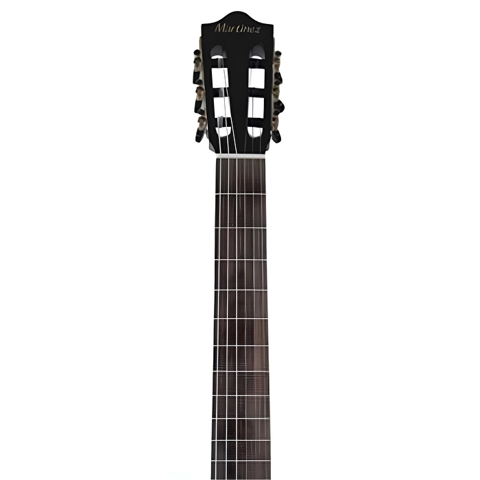 Martinez Almeria Luthier Maple Cutaway Elektro Klasik Gitar